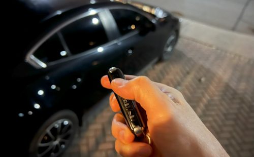 Using Car key FOB